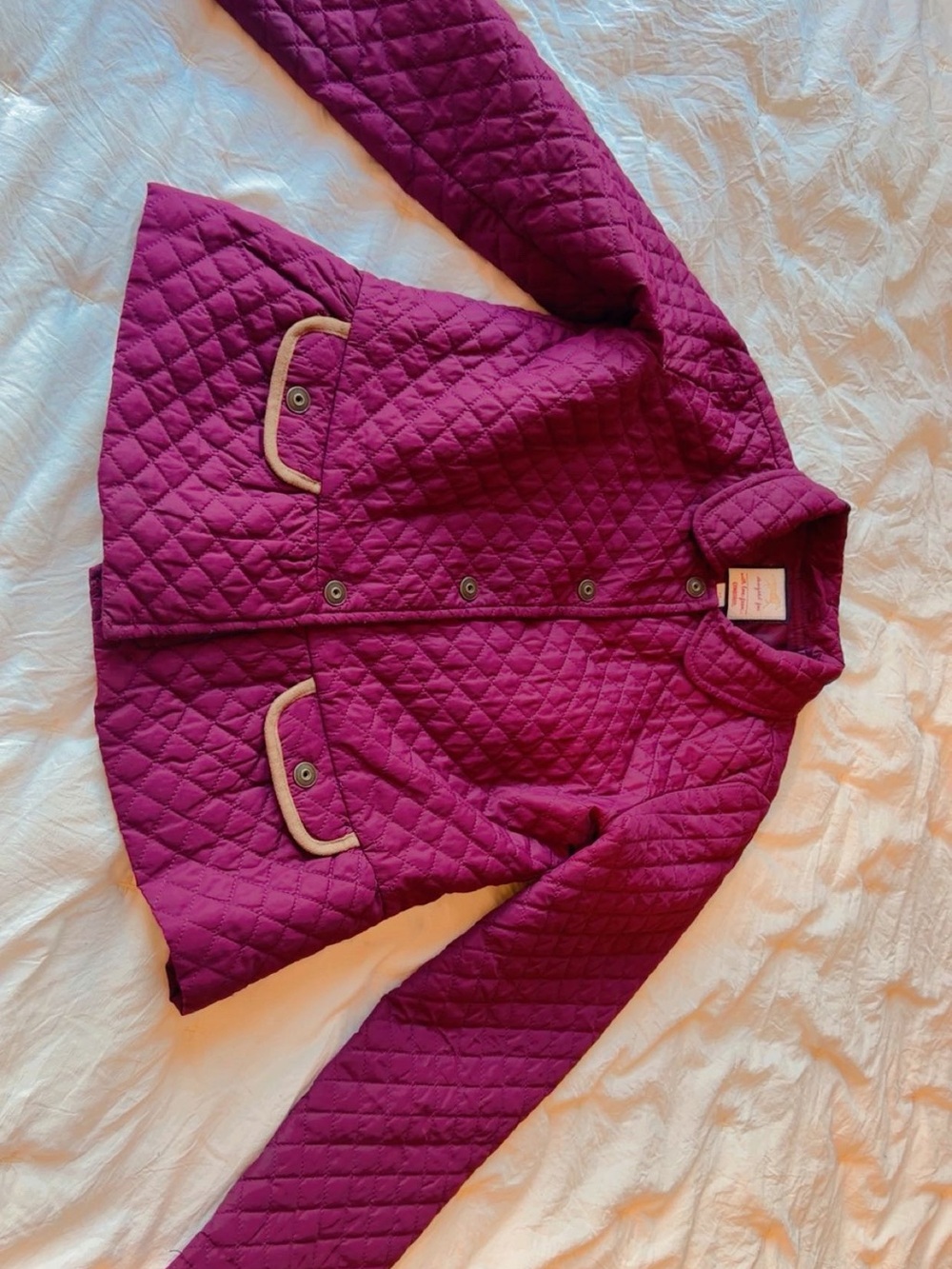 Gymboree Quilted Magenta Girls' Puffer Jacket